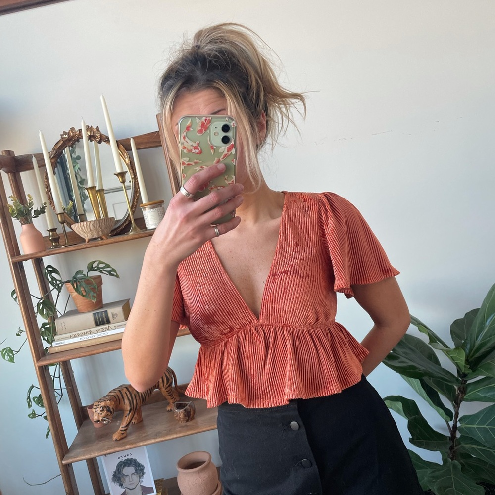 NWT Urban Outfitters Peplum Top